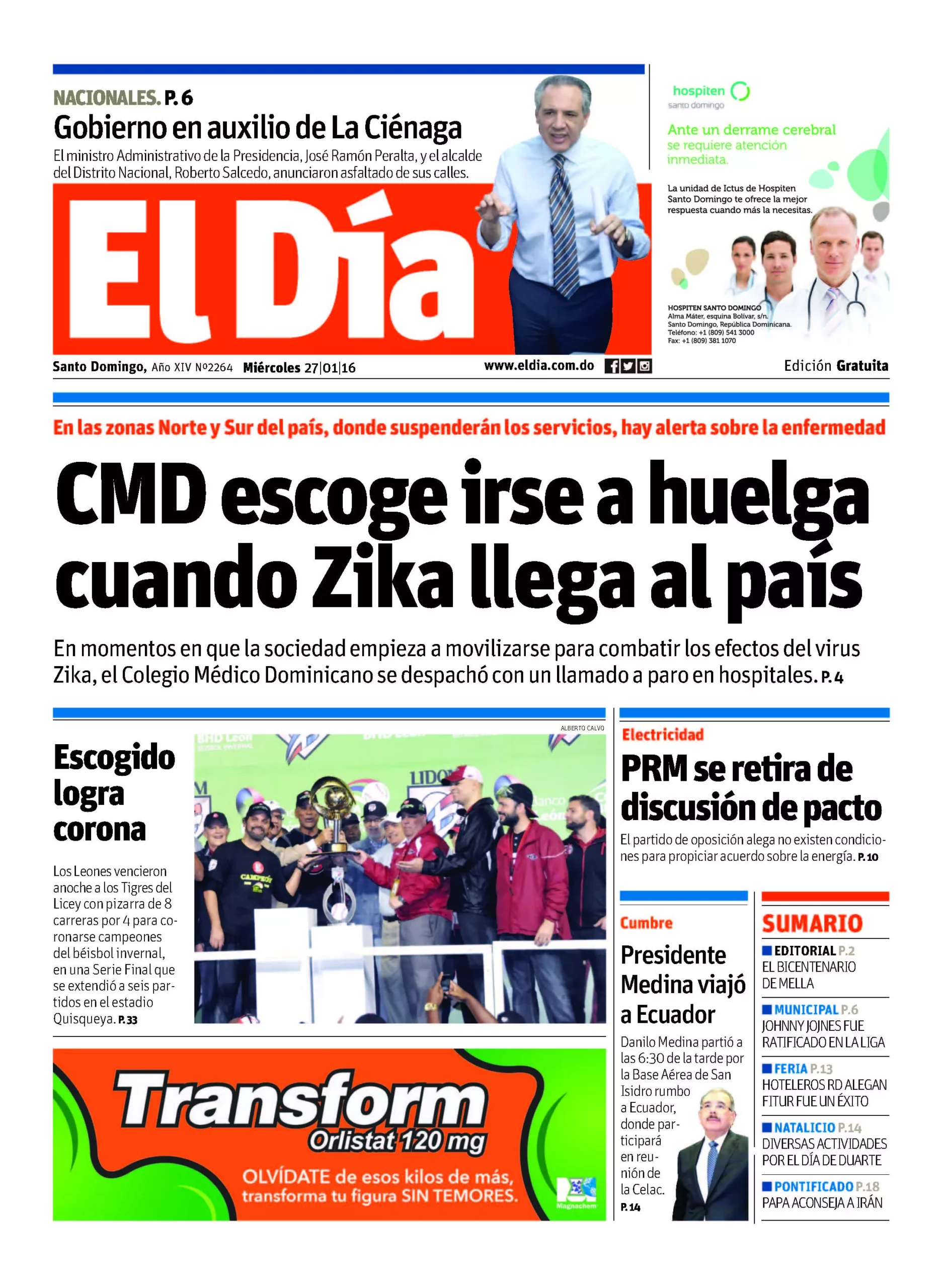 Portada impresa