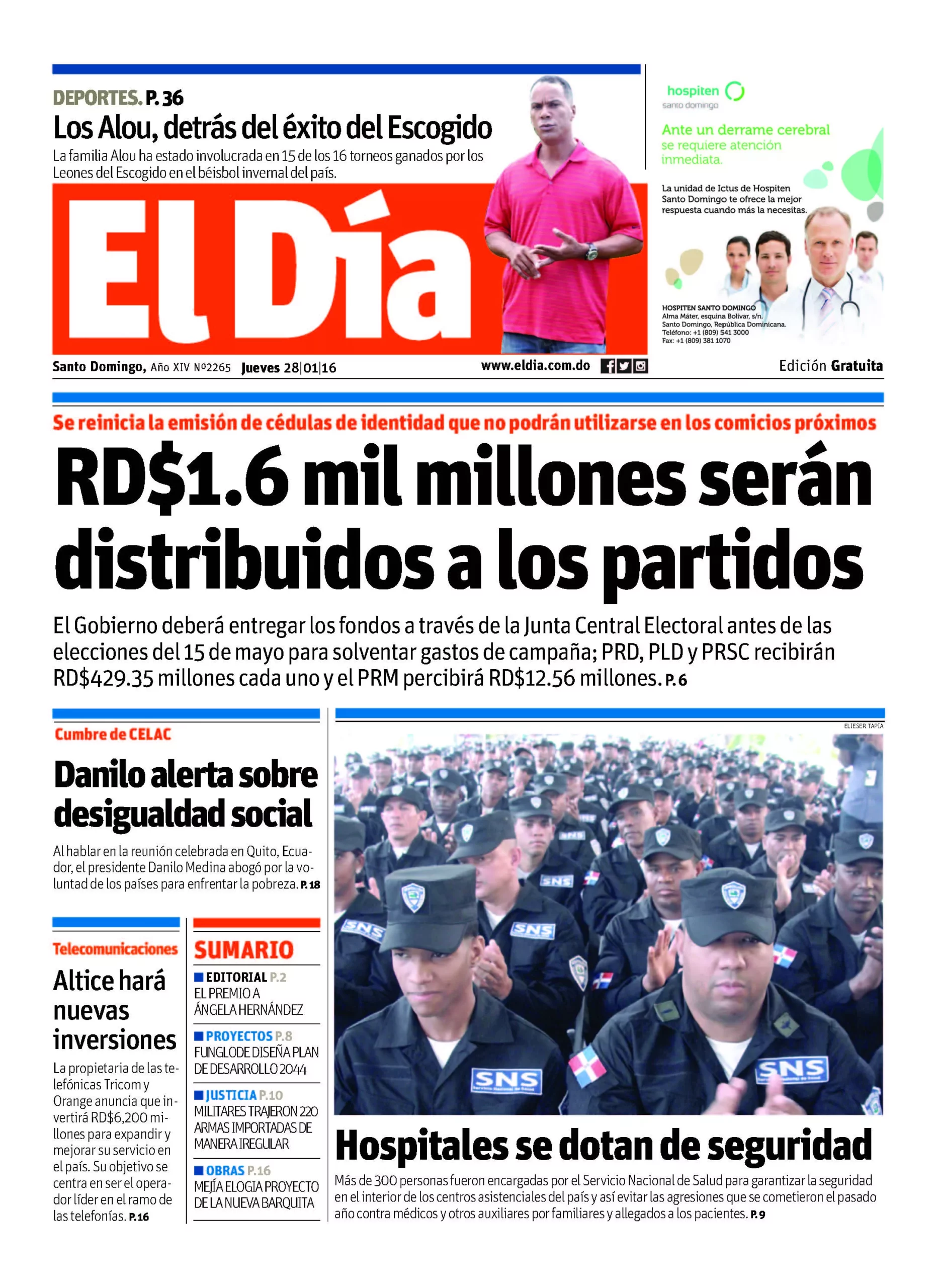 Portada impresa
