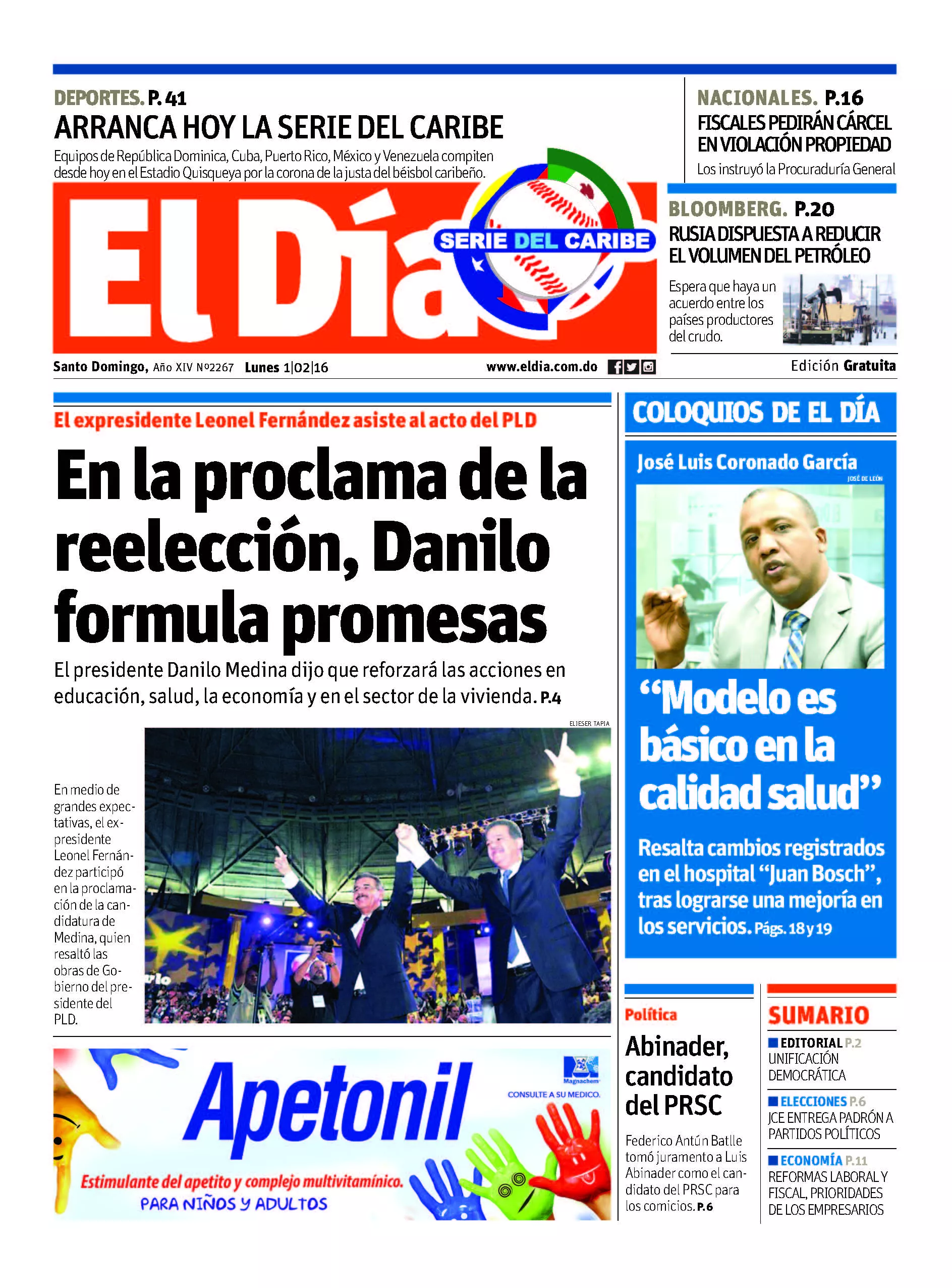 Portada impresa