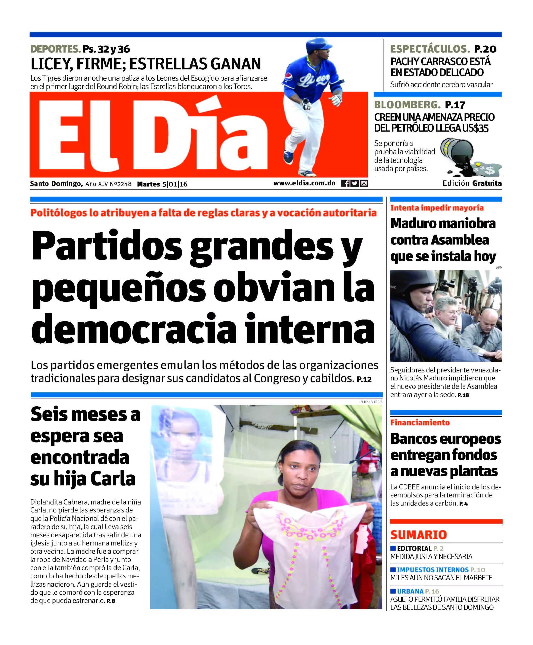 Portada impresa