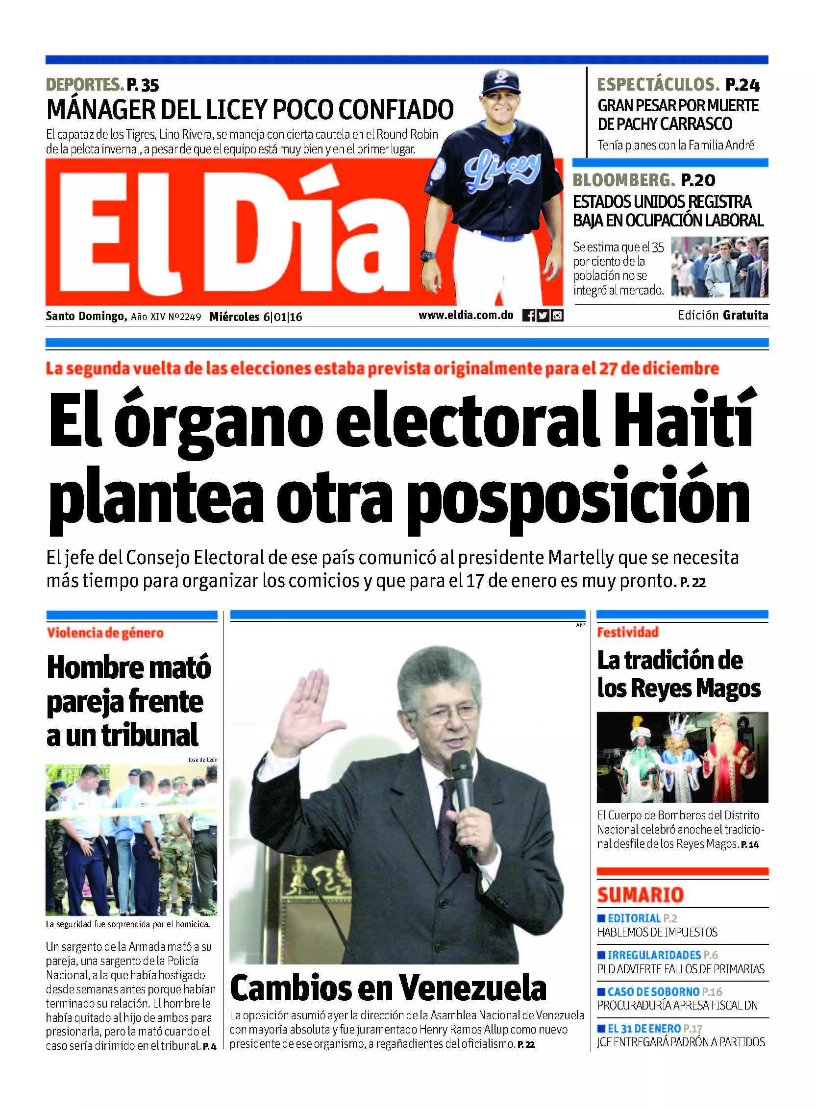 Portada impresa