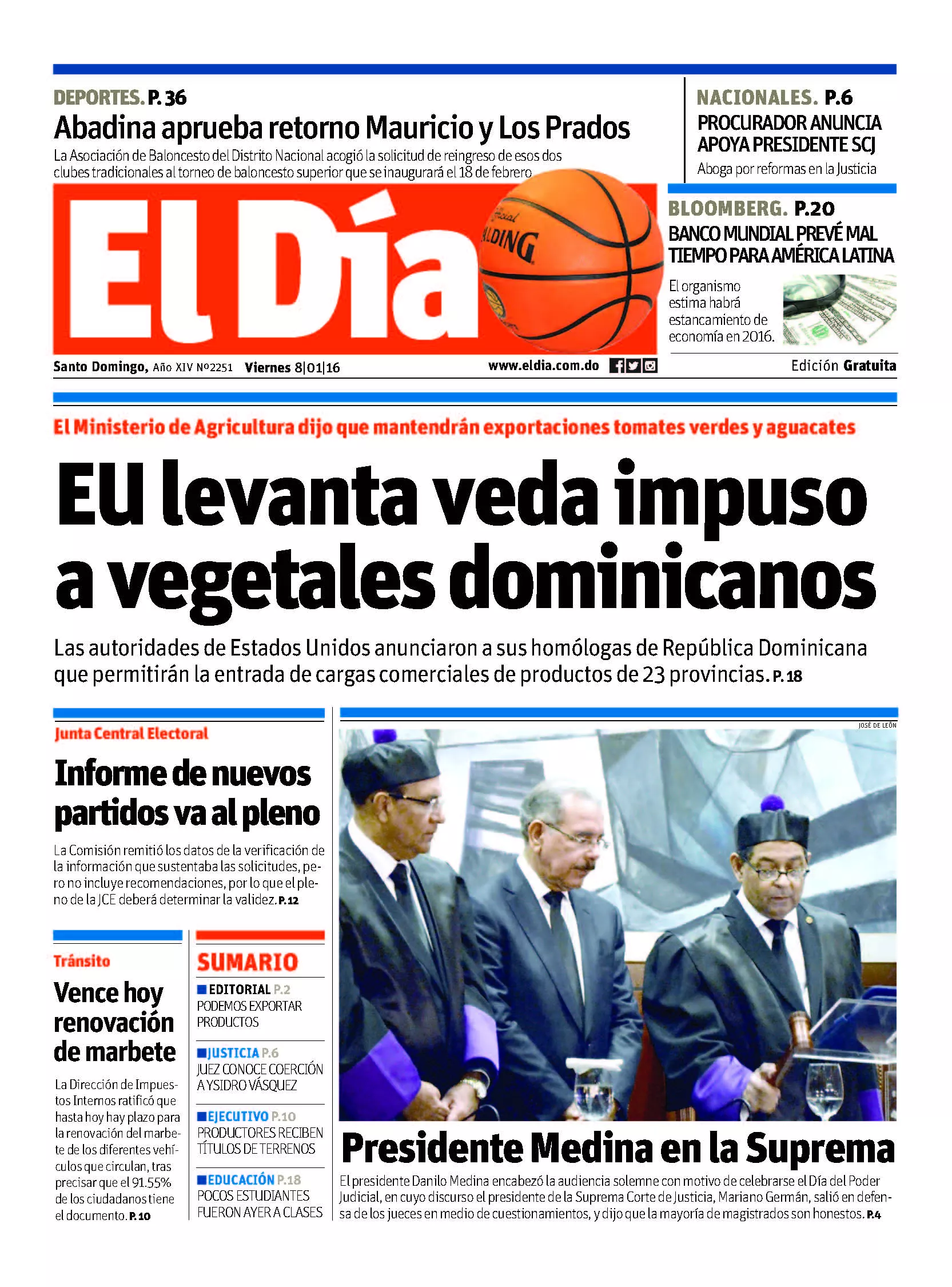 Portada impresa