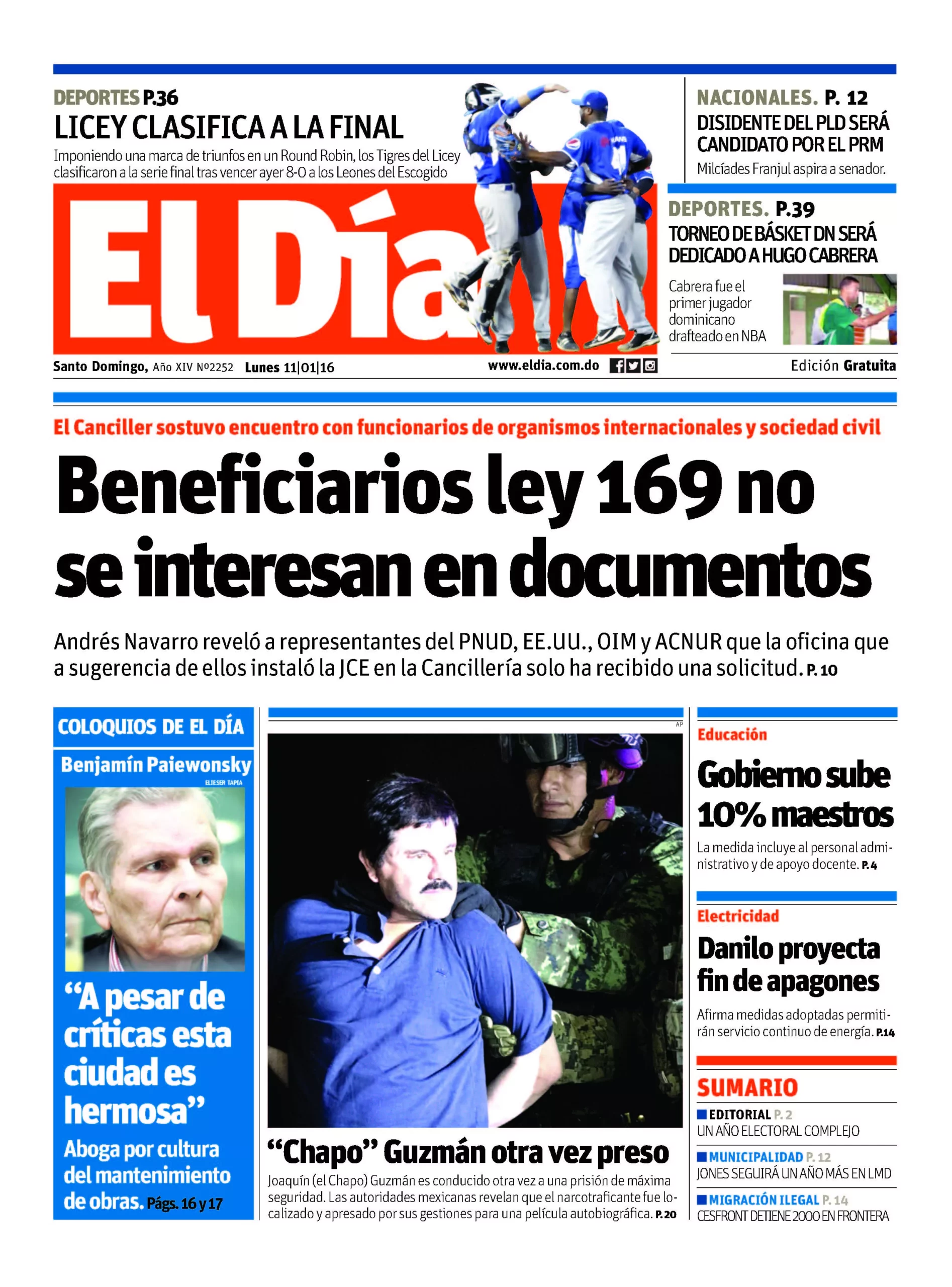 Portada impresa