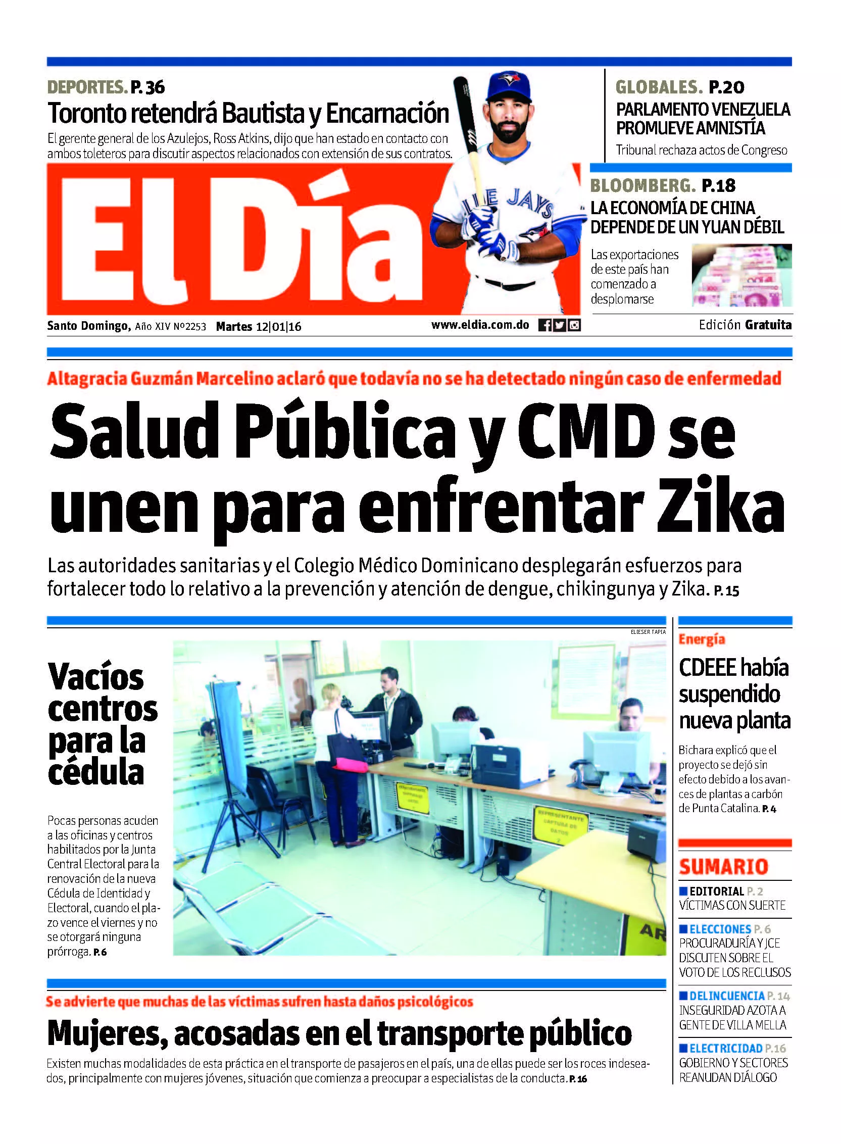 Portada impresa