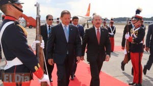 Danilo Medina llega a Guatemala para participar en juramentación de Jimmy Morales