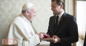 El papa Francisco se reúne con el actor Leonardo DiCaprio