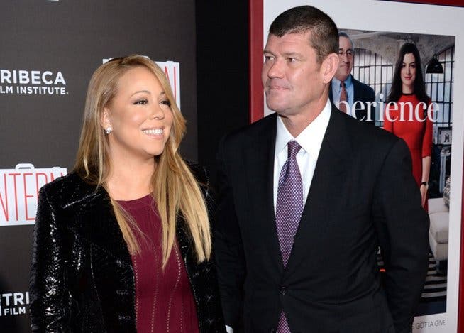 La estrella del pop Mariah Carey se compromete con el magnate australiano James