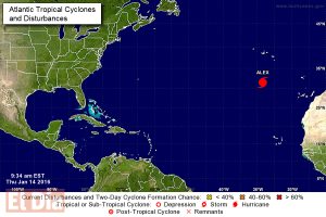 Alex, el inusual huracán causado por El Niño que sorprende a los científicos