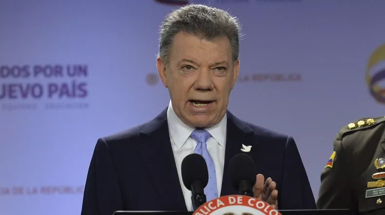 Juan Manuel Santos valora el acuerdo de paz