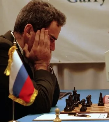 Gary Kasparov vs Deep Blue, de IBM.