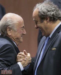 Comité baja penas a  Joseph Blatter y Michel Platini  de 8 a 6 años