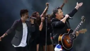 La música vuelve a protagonizar un concierto de Alejandro Sanz en Chile