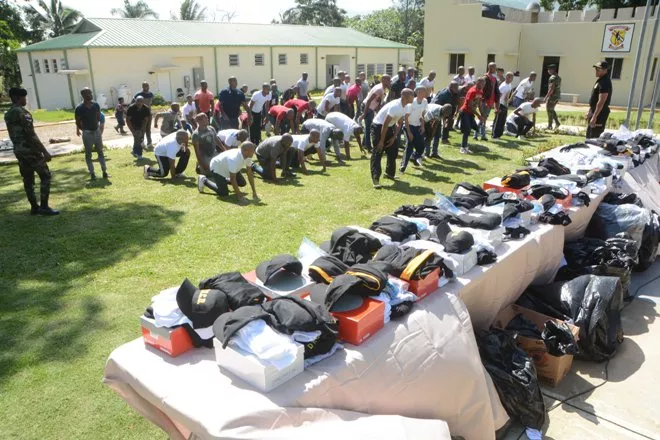 DNCD inicia entrenamiento de aspirantes nueva promoción de agentes