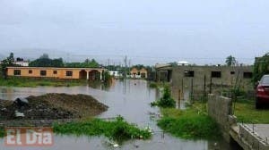 Lluvias provocan desbordamiento del río Camú y causa inundaciones en Montellano