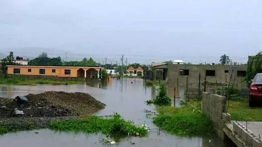 Lluvias provocan desbordamiento del río Camú y causa inundaciones en Montellano