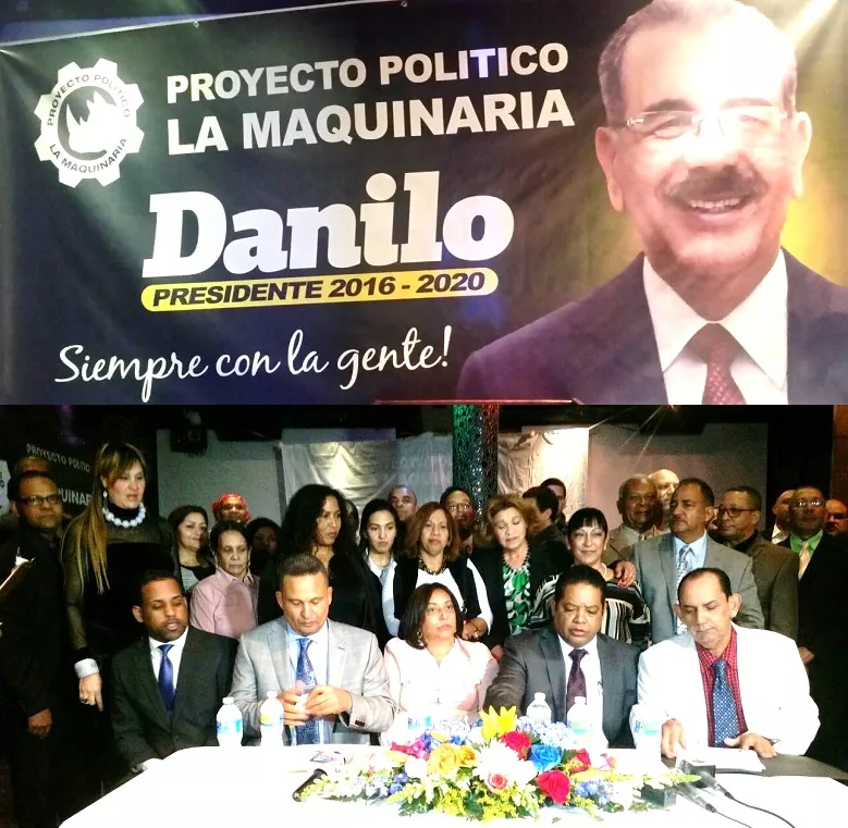 Dirigentes del PRM renuncian en Nueva York para apoyar reelección de Danilo Medina