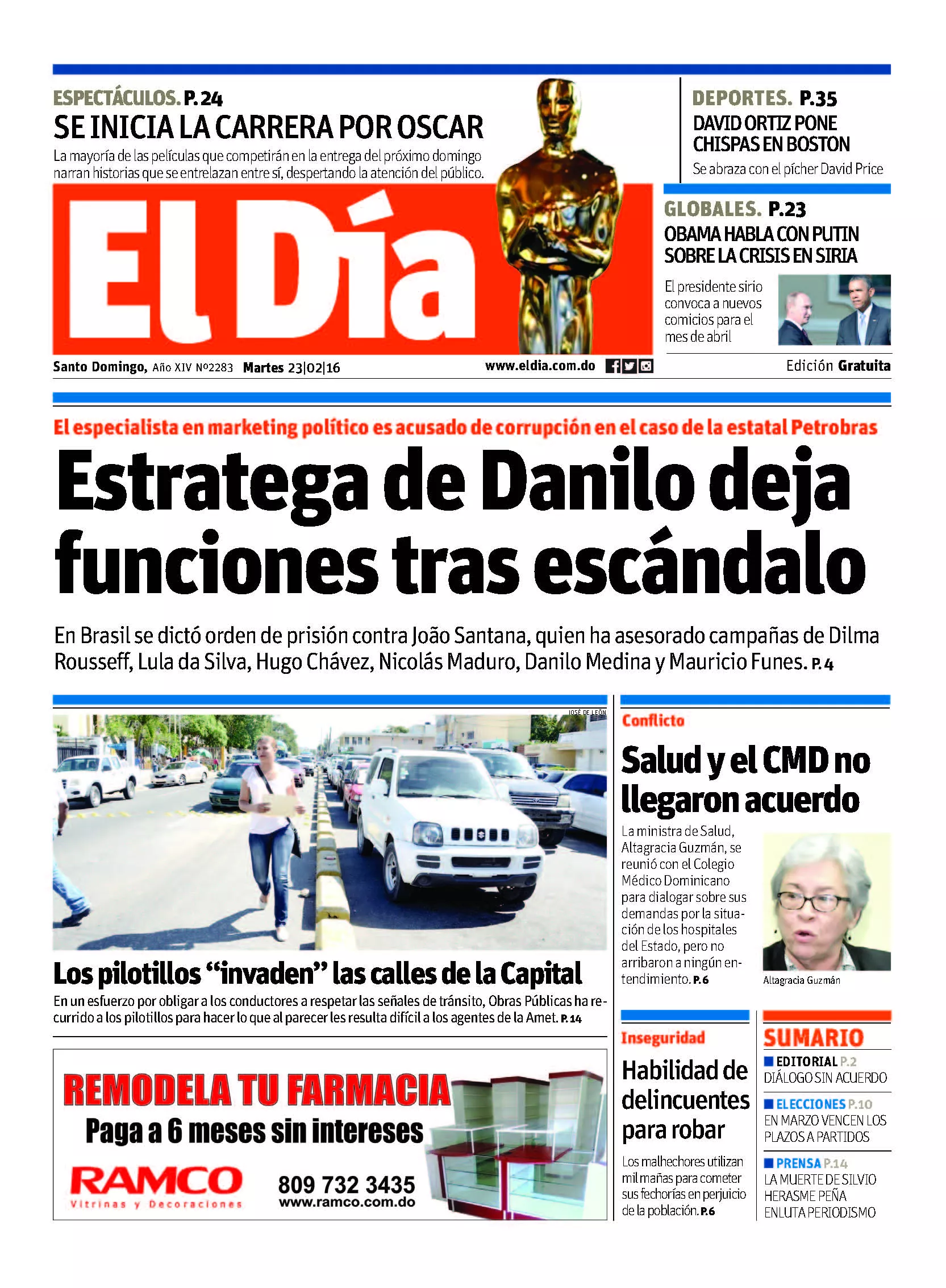Portada impresa