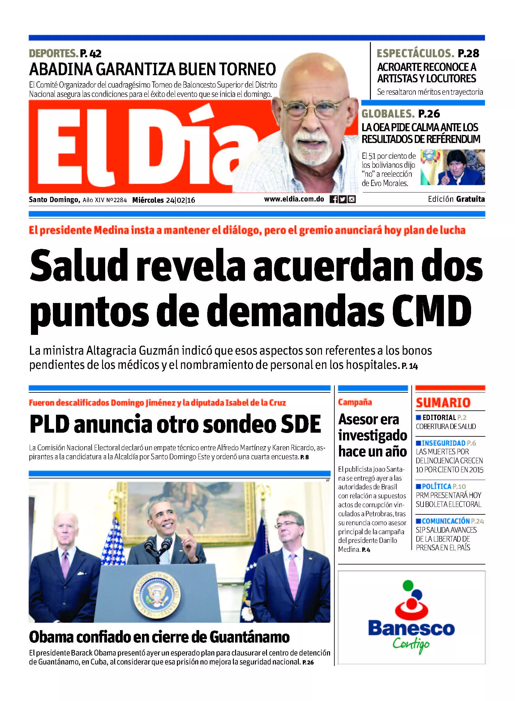 Portada impresa