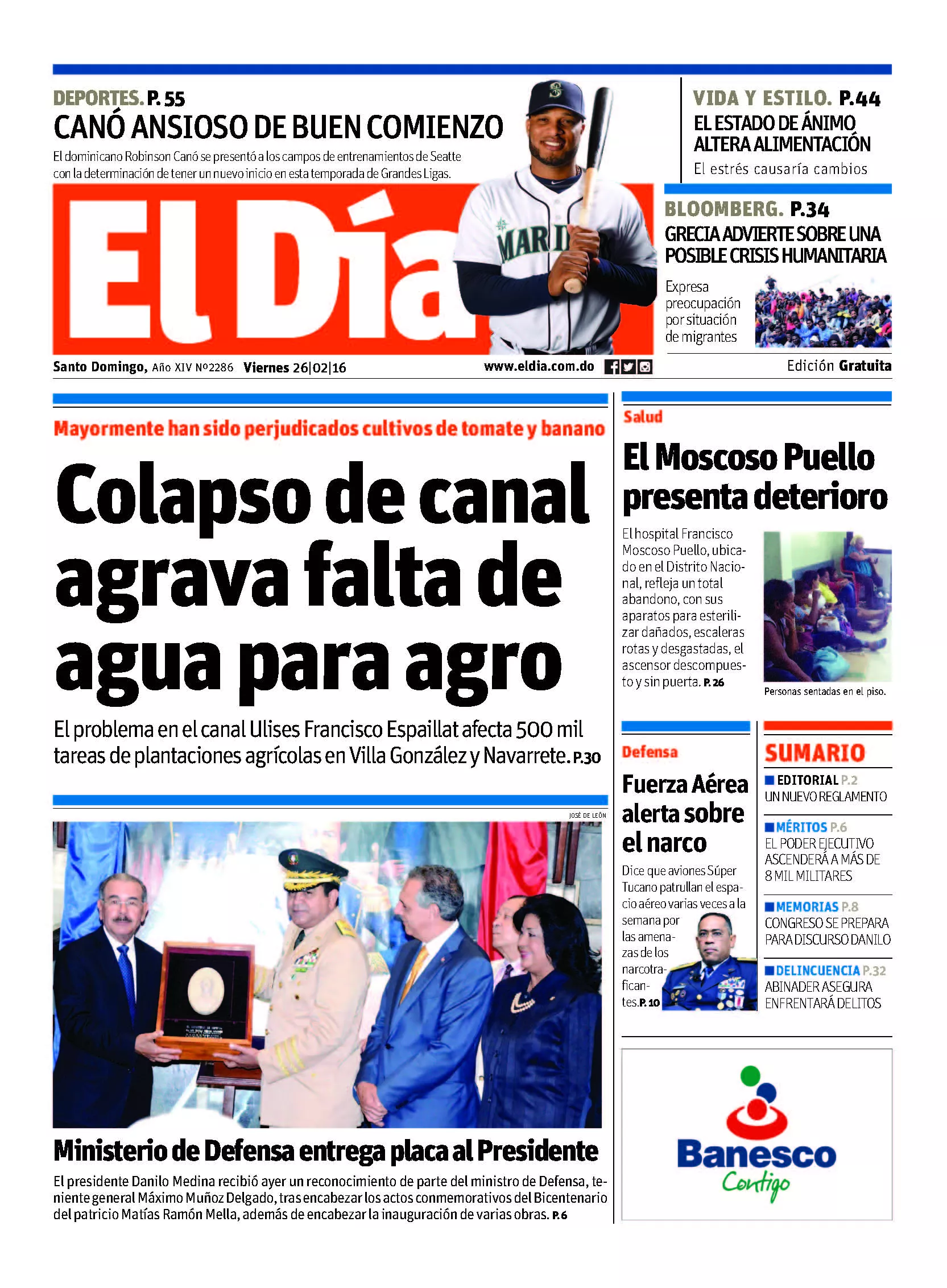 Portada impresa