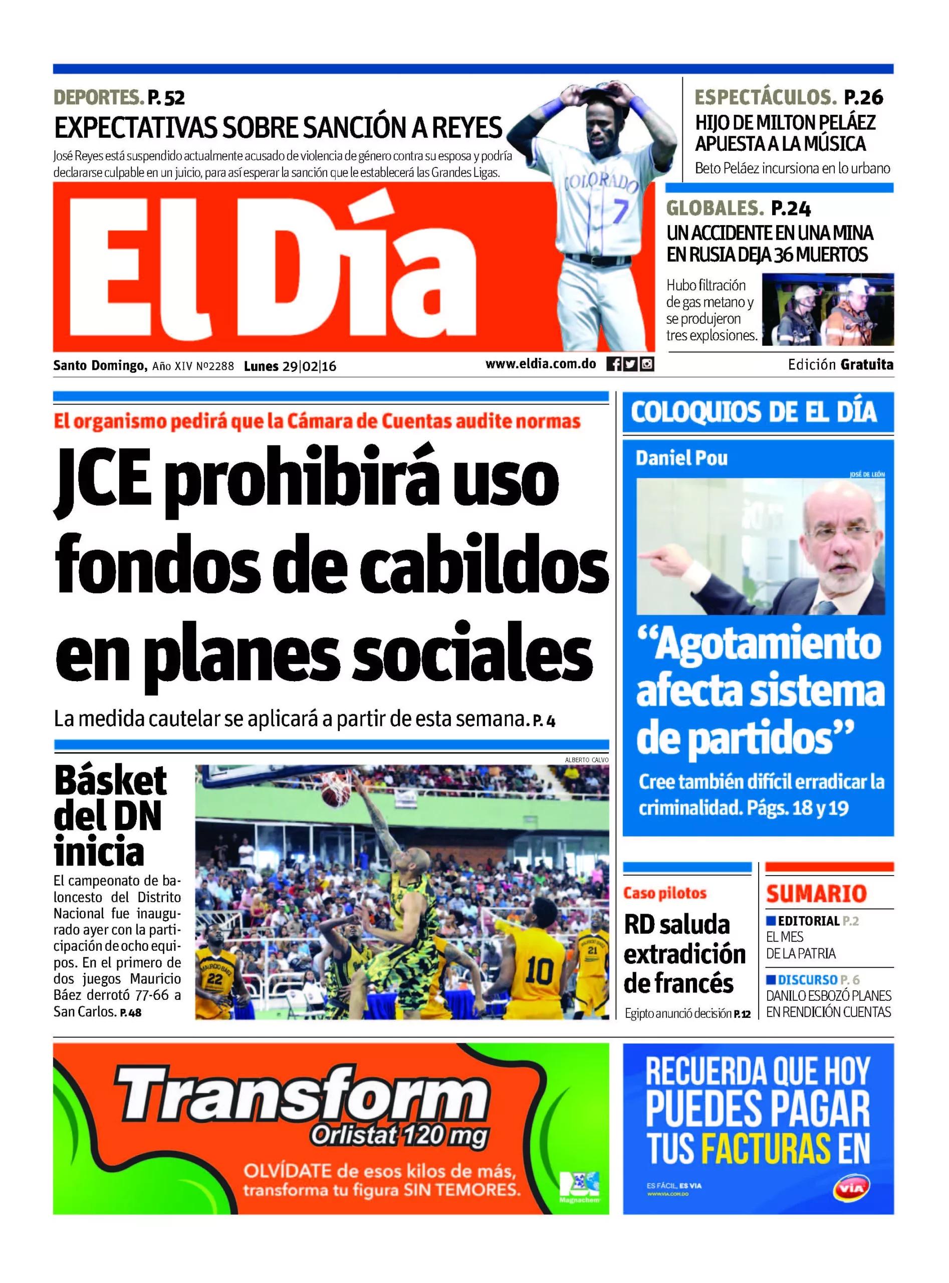 Portada impresa