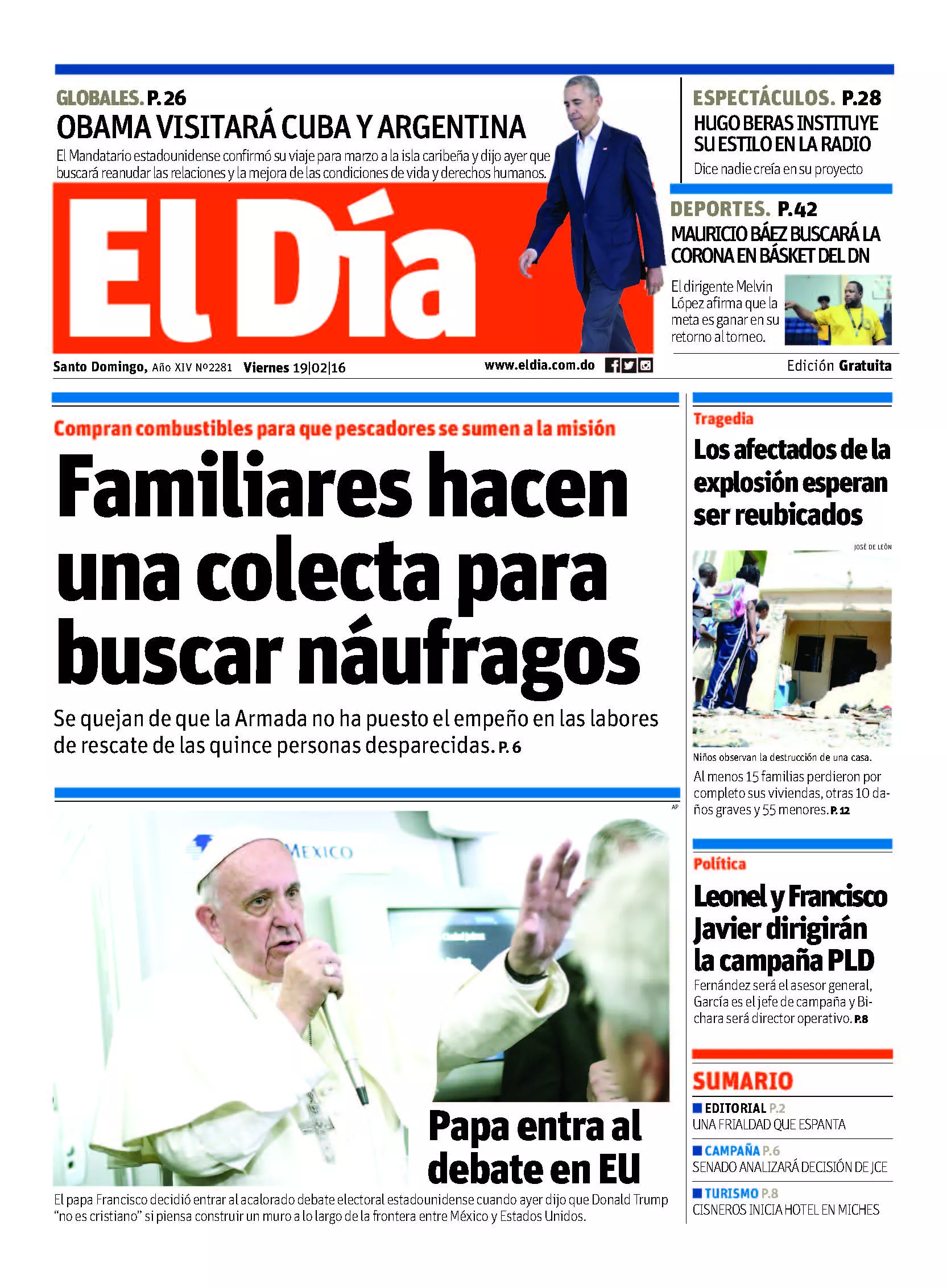 Portada impresa