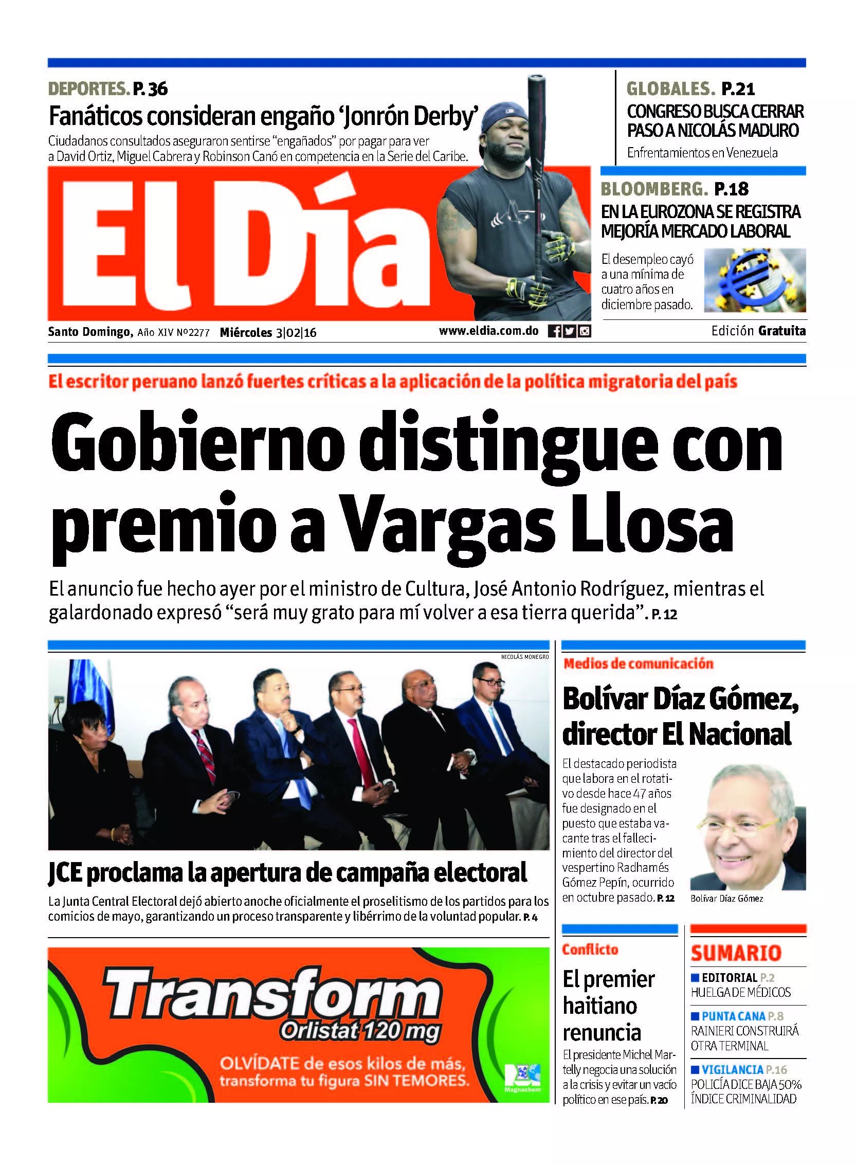 Portada impresa