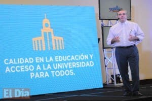 Luis Abinader  presenta su propuesta «Gobierno Joven»