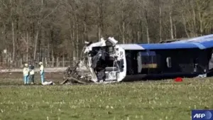 Choque de un tren con una grúa en Holanda deja un muerto y varios heridos