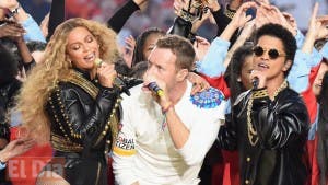 Beyoncé reina en el Super Bowl junto a Bruno Mars y Coldplay