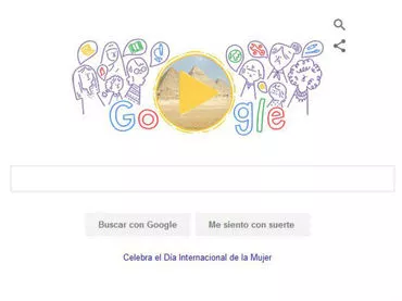 Google celebra a la mujer con 'doodle' en video