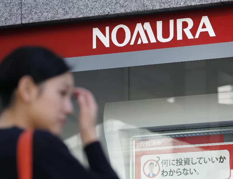 General Images Of Nomura And Daiwa Branches Ahead Of The Companies' Earnings