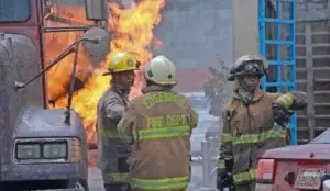 Otro incendio en  envasadora de gas licuado