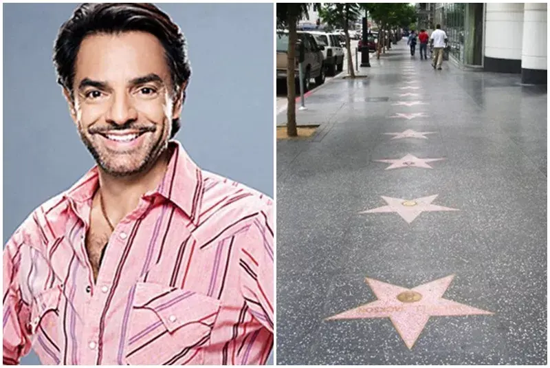 Eugenio Derbez devela su estrella en Hollywood