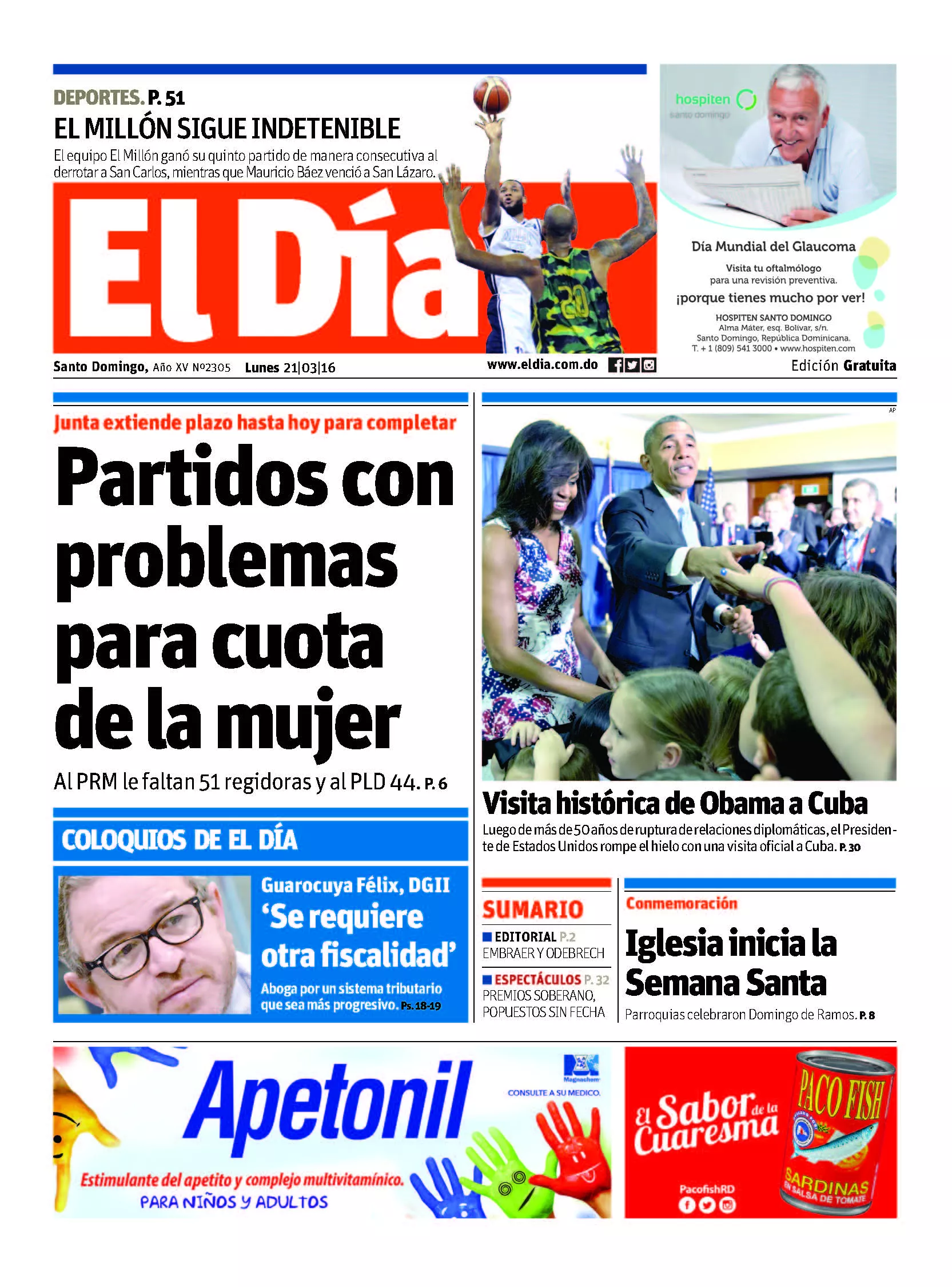 Portada impresa