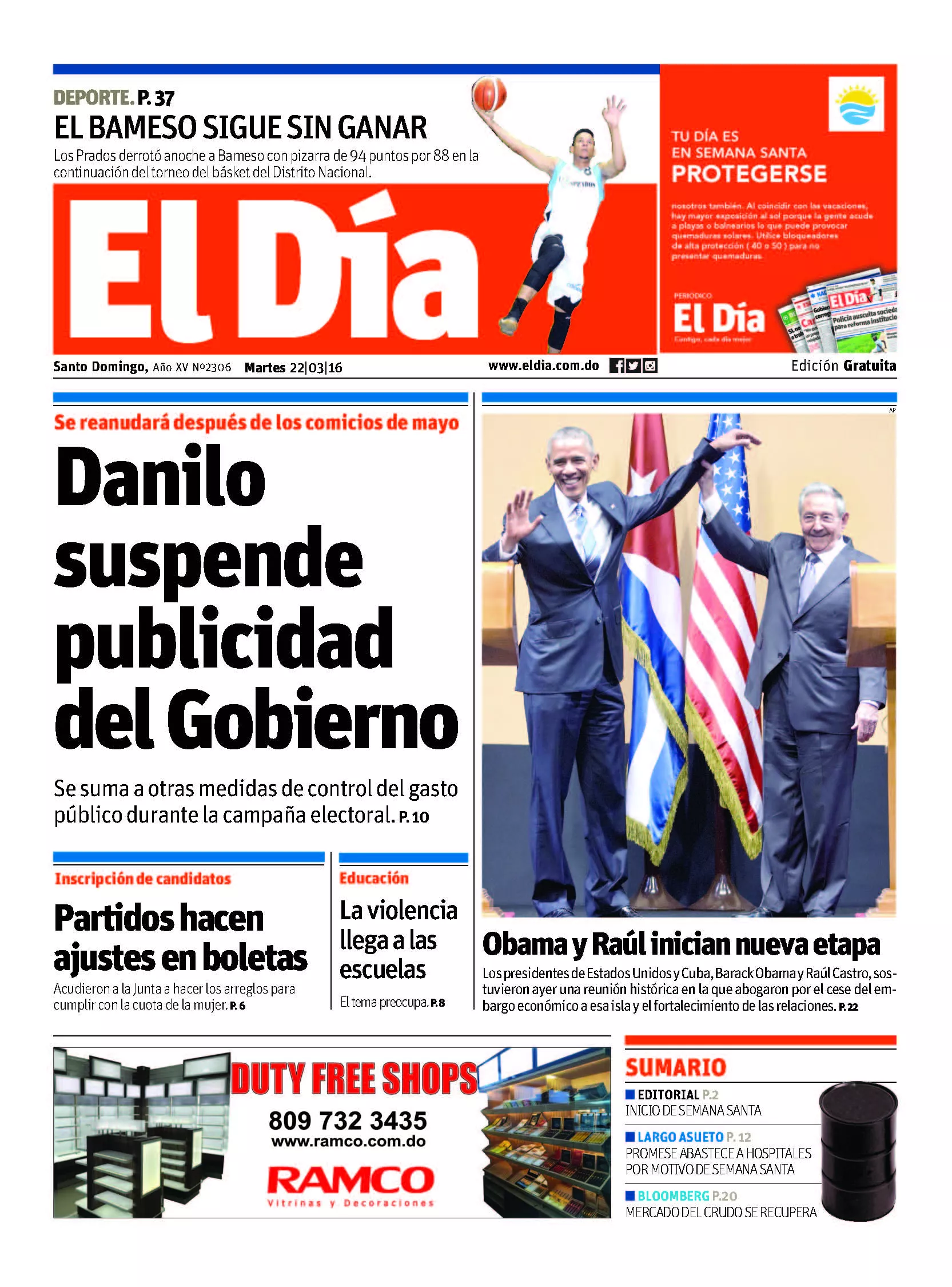 Portada impresa