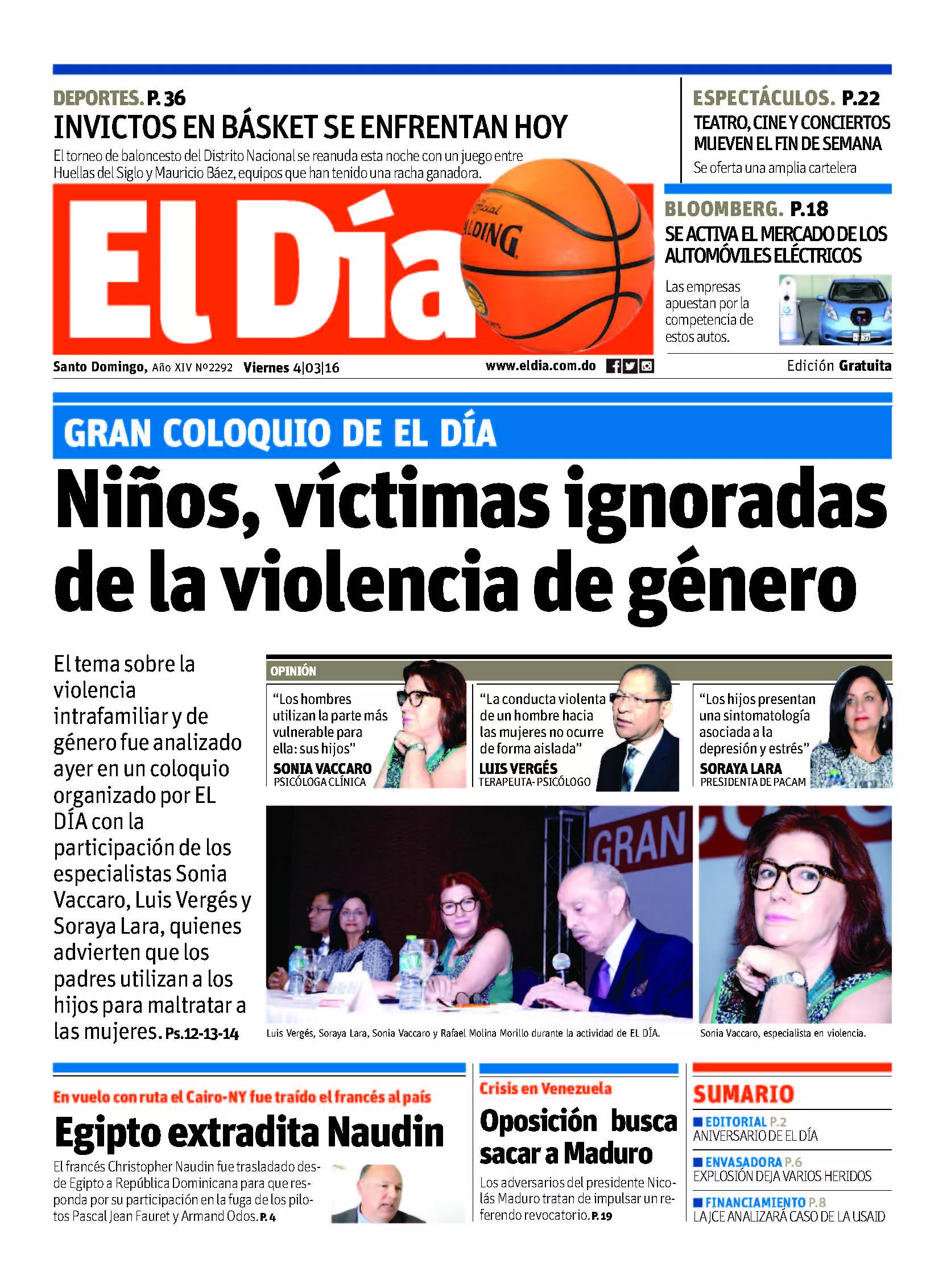 Portada impresa
