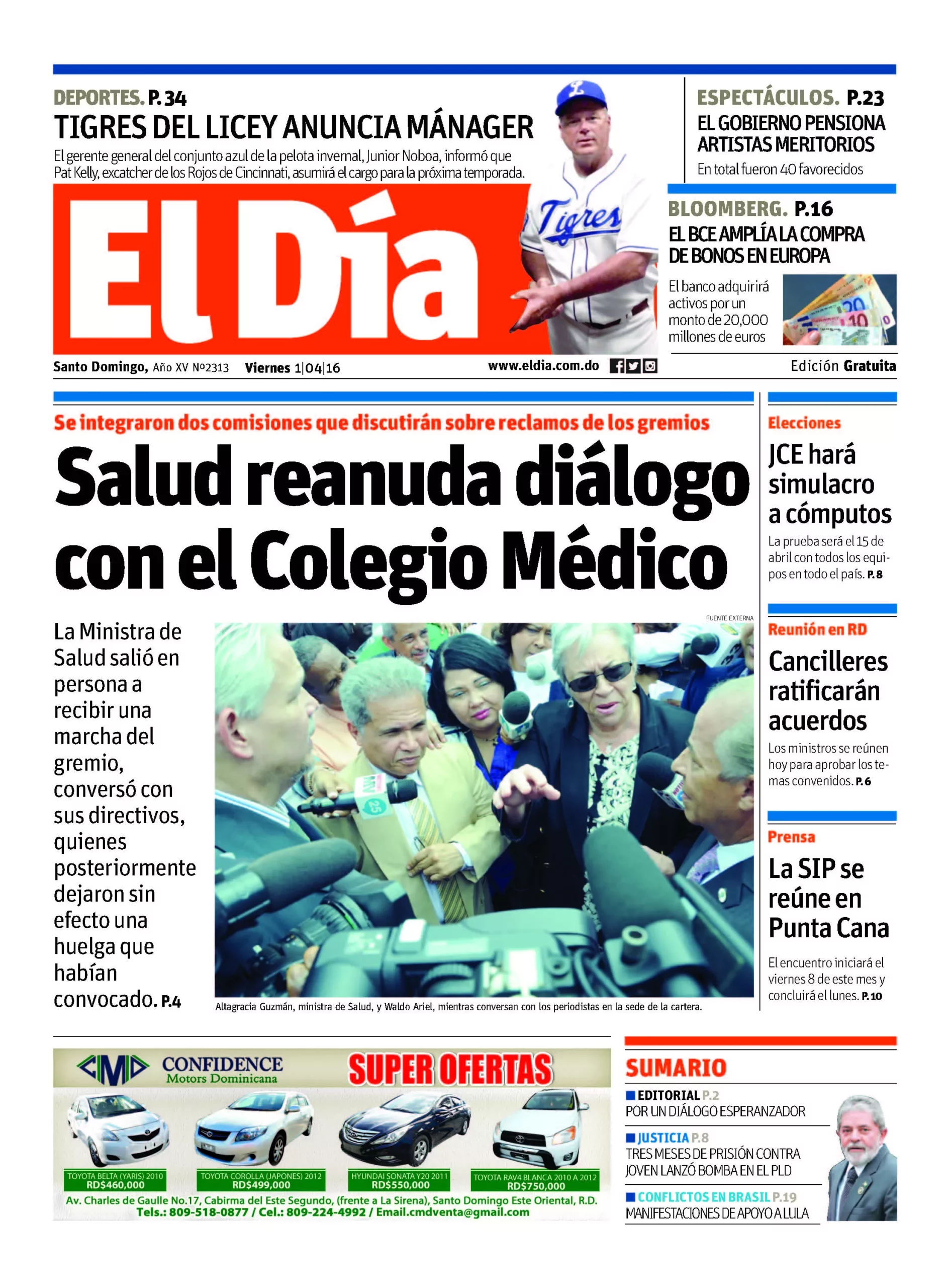 Portada impresa