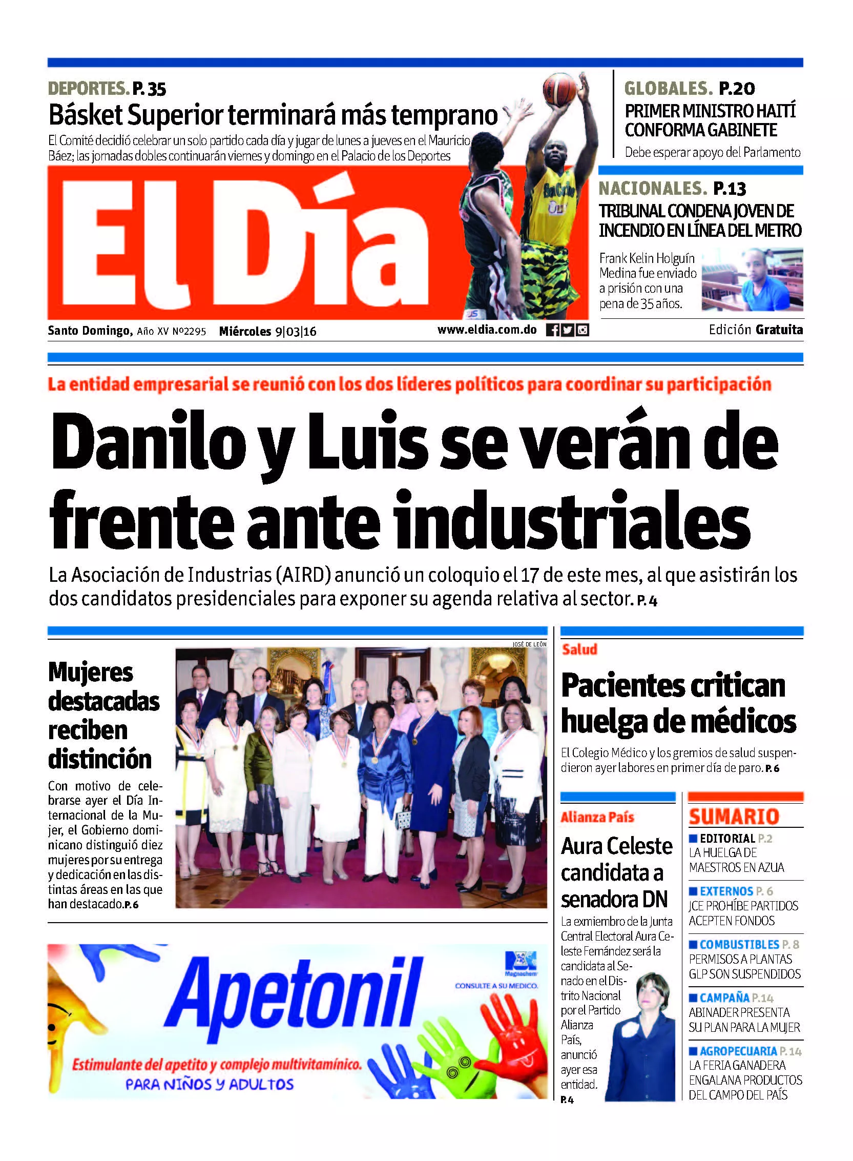 Portada impresa