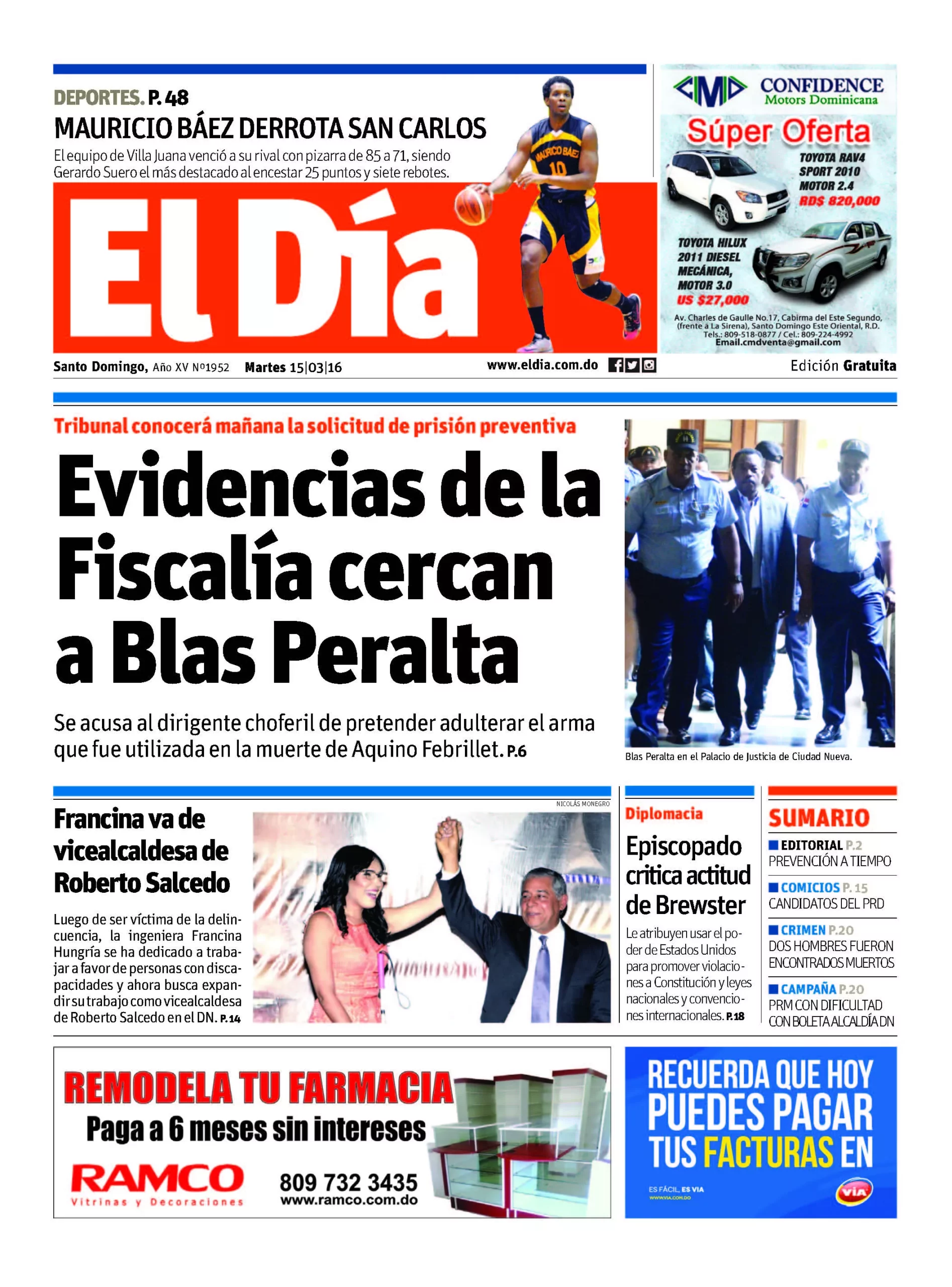 Portada impresa