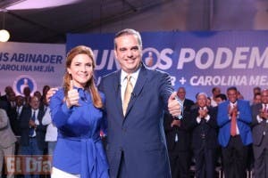 Luis Abinader y Carolina Mejía retoman contactos populares a partir de esta tarde