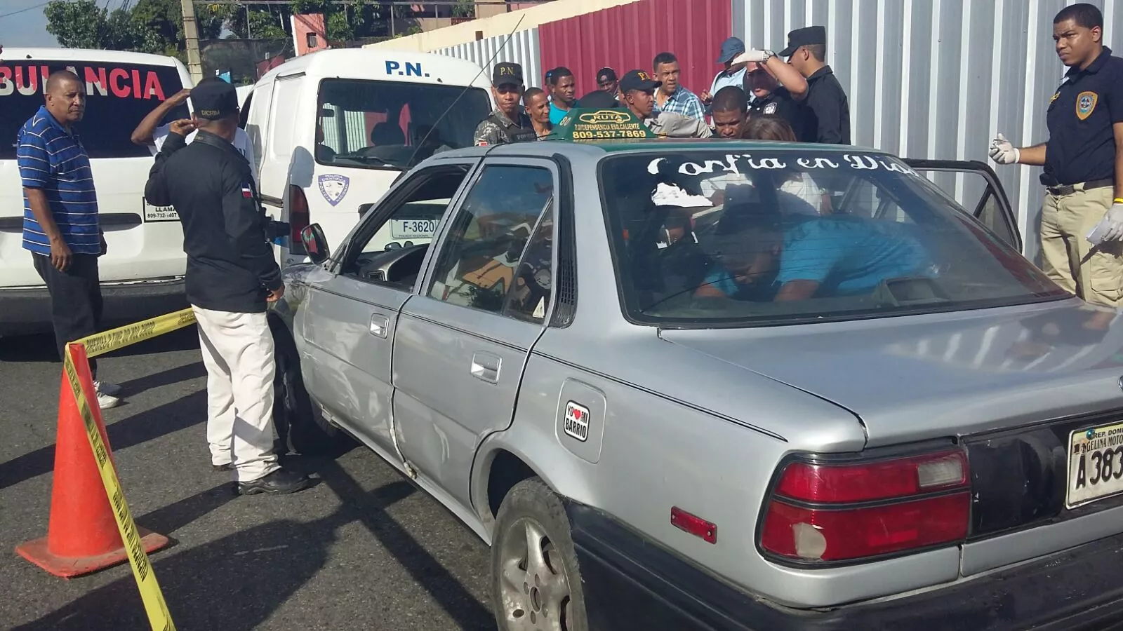 Fallece de un infarto chofer de carro público en la Rómulo Betancourt