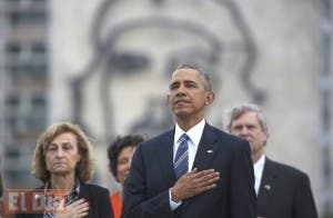 Barack Obama y el Che, juntos en la Plaza de la Revolución