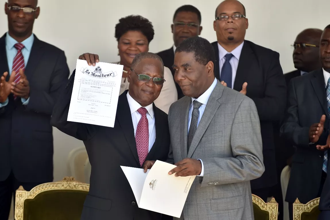 Enex Jean-Charles installed as new Prime Minister of Haiti