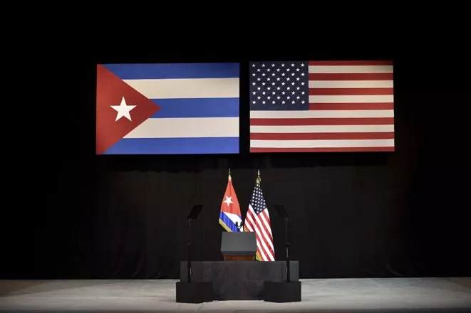 Obama llega al teatro de La Habana donde ofrecerá discurso al pueblo cubano