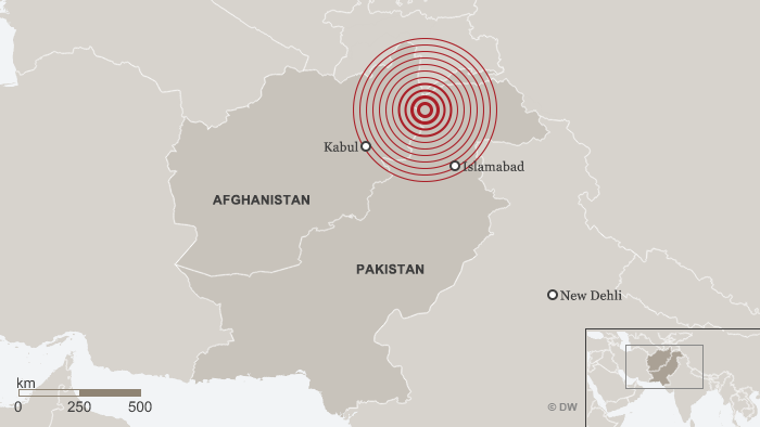 Un terremoto de 6,6 grados sacude Afganistán, Pakistán y la India