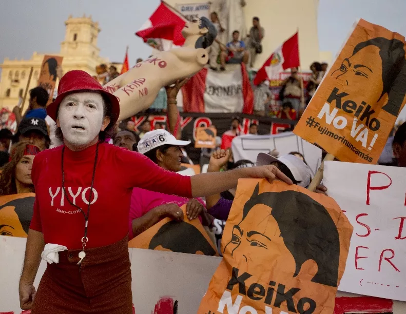 Marcha contra Keiko Fujimori