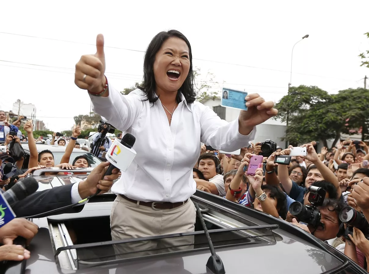 Keiko Fujimori gana primera vuelta en elecciones