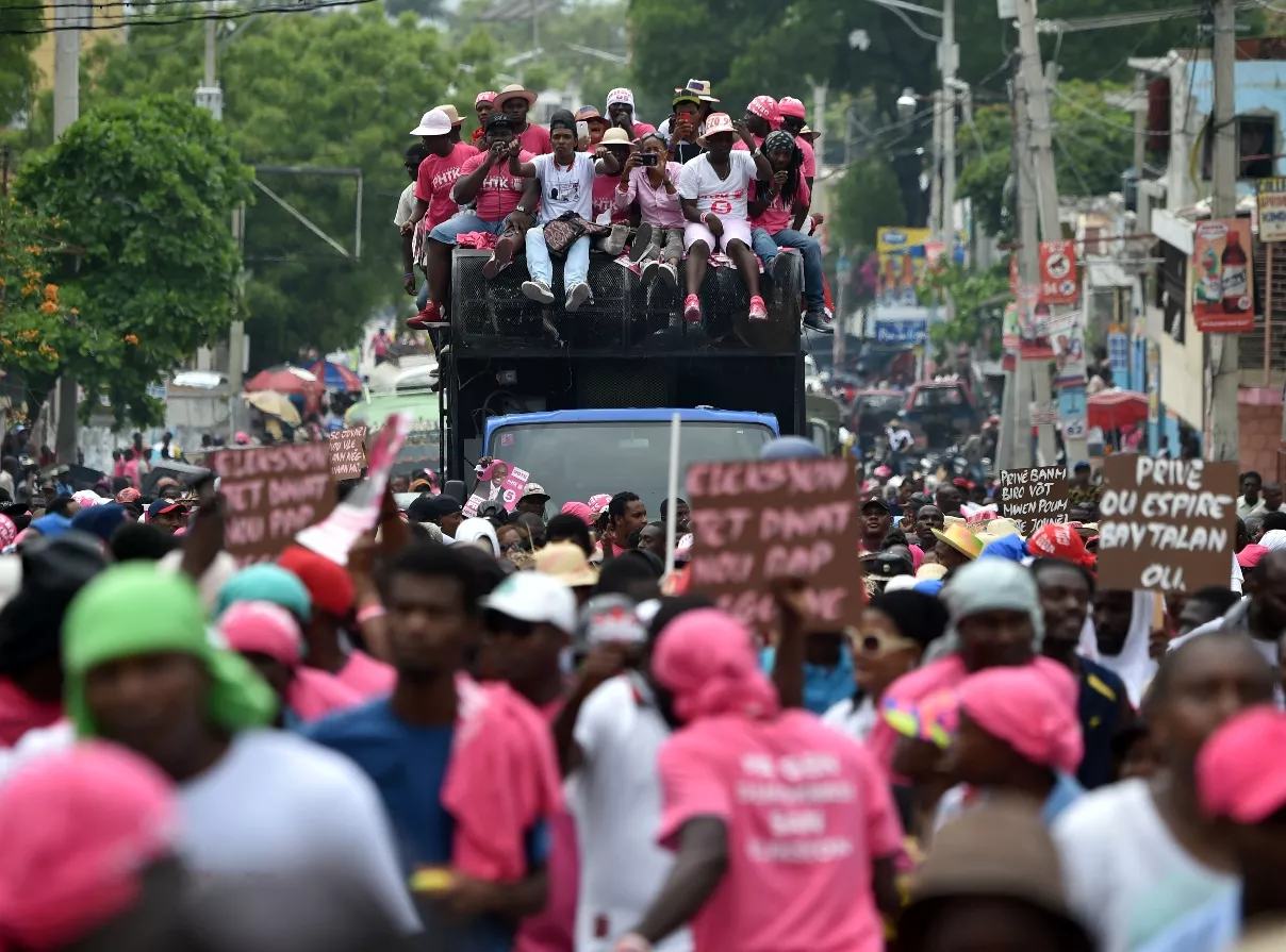 HAITI-VOTE-PROTEST
