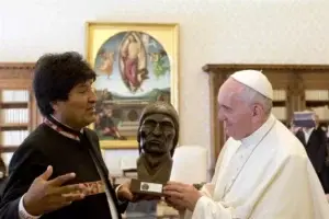 Evo Morales recomienda al papa Francisco que tome coca