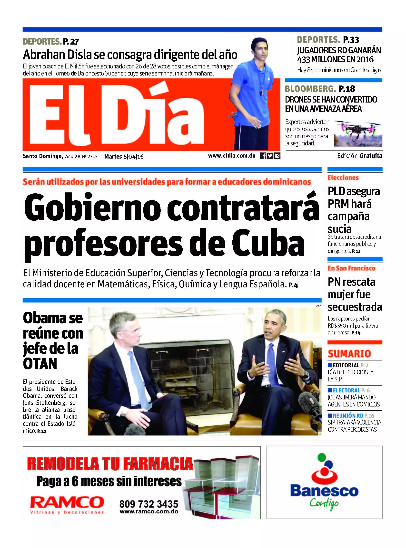 Portada impresa
